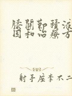 膝关节积液的原因和治疗方法封面