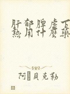肝郁脾虚下焦湿热用什么药