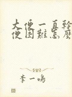 大便一直干硬排便困难怎么办