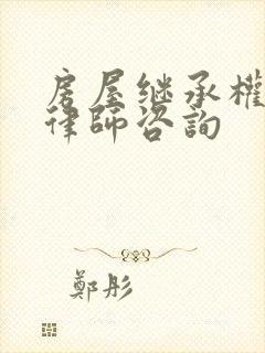 房屋继承权专业律师咨询