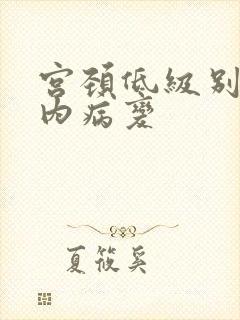 宫颈低级别鳞状内病变