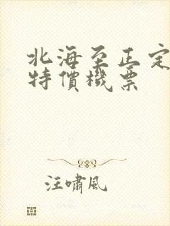 北海至正定机场特价机票封面