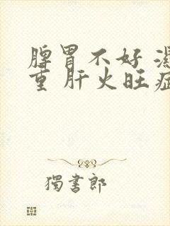 脾胃不好 湿气重 肝火旺症状