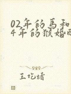02年的马和04年的猴婚配好吗