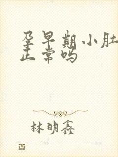 孕早期小肚子疼正常吗封面
