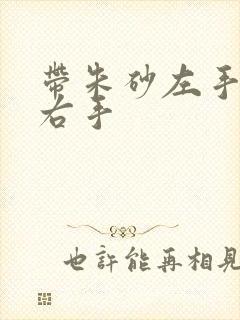 带朱砂左手还是右手