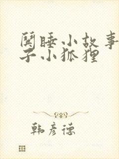 哄睡小故事小兔子小狐狸封面