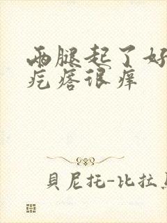 两腿起了好多红疙瘩很痒封面