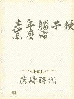 老年脑子梗头晕怎么治封面