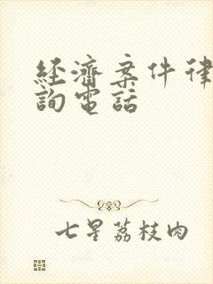 经济案件律师咨询电话封面