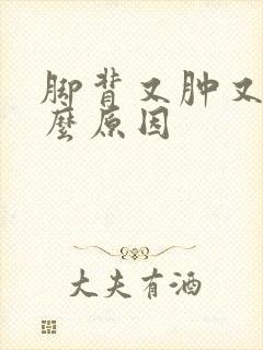 脚背又肿又痛什么原因