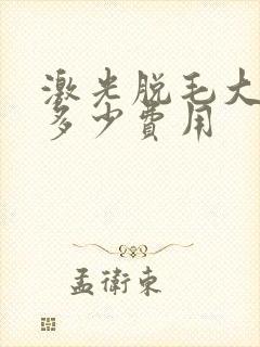 激光脱毛大概要多少费用