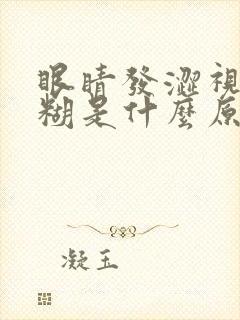 眼睛发涩视力模糊是什么原因