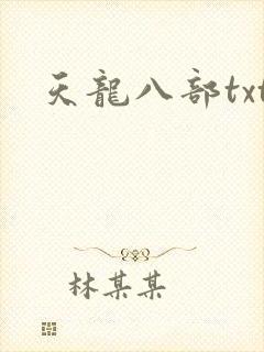 天龙八部txt
