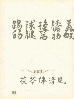 踢球后膝盖后面的腿窝筋酸疼怎么回事封面