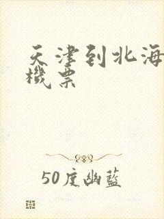 天津到北海的飞机票