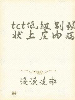 tct低级别鳞状上皮内病变是什么意思