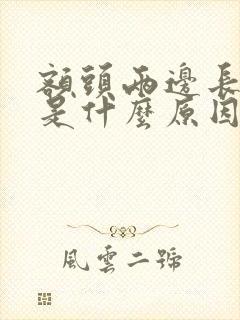 额头两边长痘痘是什么原因