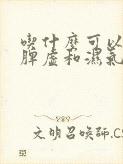 吃什么可以调理脾虚和湿气重