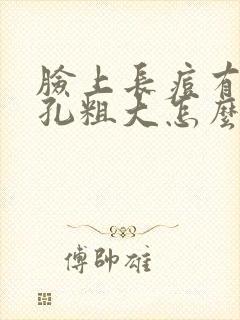 脸上长痘有油毛孔粗大怎么办