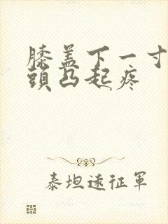 膝盖下一寸处骨头凸起疼
