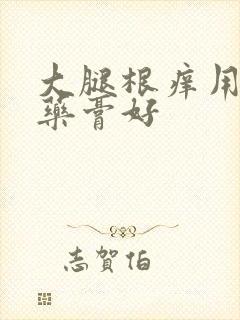 大腿根痒用什么药膏好