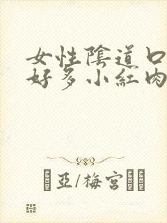 女性阴道口长了好多小红肉芽封面