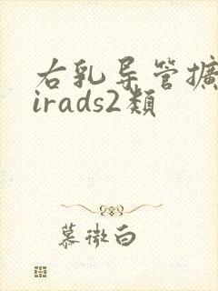 右乳导管扩张birads2类