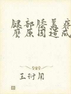 腿部膝盖疼痛什么原因造成的封面