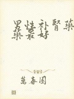 男性补肾药什么药最好