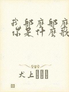 我那么那么的爱你是什么歌封面