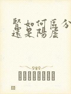 肾如何区分阴虚还是阳虚