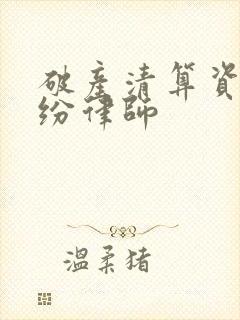 破产清算资深纠纷律师封面