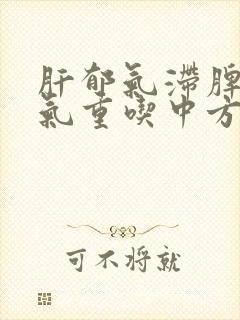 肝郁气滞脾虚湿气重吃中方子