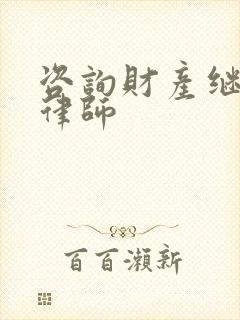 咨询财产继承的律师封面