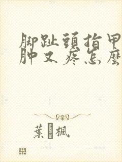 脚趾头指甲边又肿又疼怎么办