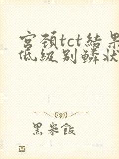 宫颈tct结果低级别鳞状上皮内病变
