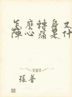 怎么转身又是一阵心痛是什么歌封面