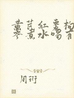 黄芪红枣枸杞党参煮水喝有什么效果