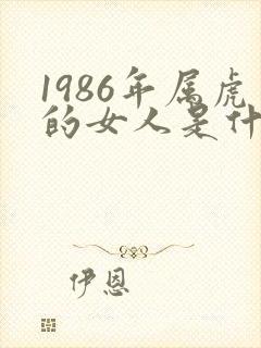 1986年属虎的女人是什么命封面
