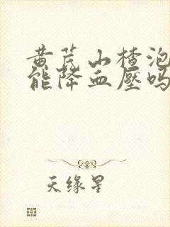 黄芪山楂泡水喝能降血压吗封面