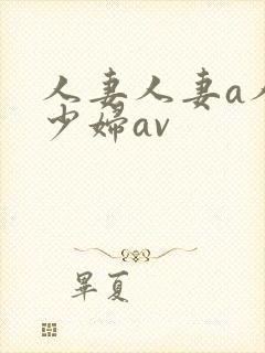 人妻人妻a人妻少妇av
