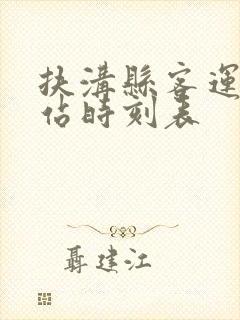 扶沟县客运汽车站时刻表封面