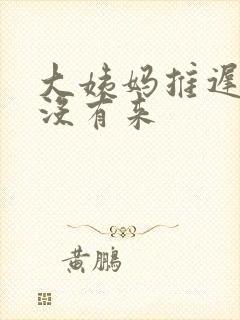 大姨妈推迟十天没有来