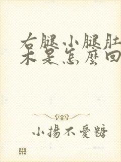 右腿小腿肚子麻木是怎么回事
