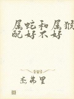 属蛇和属猴的婚配好不好