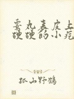 睾丸表皮上有个硬硬的小疙瘩