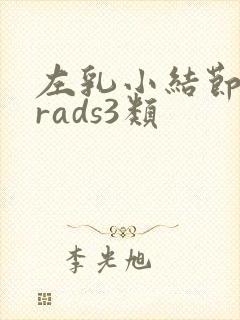 左乳小结节birads3类