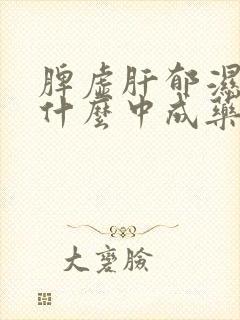 脾虚肝郁湿盛吃什么中成药