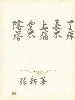 阴囊上长了小疙瘩不痛不痒